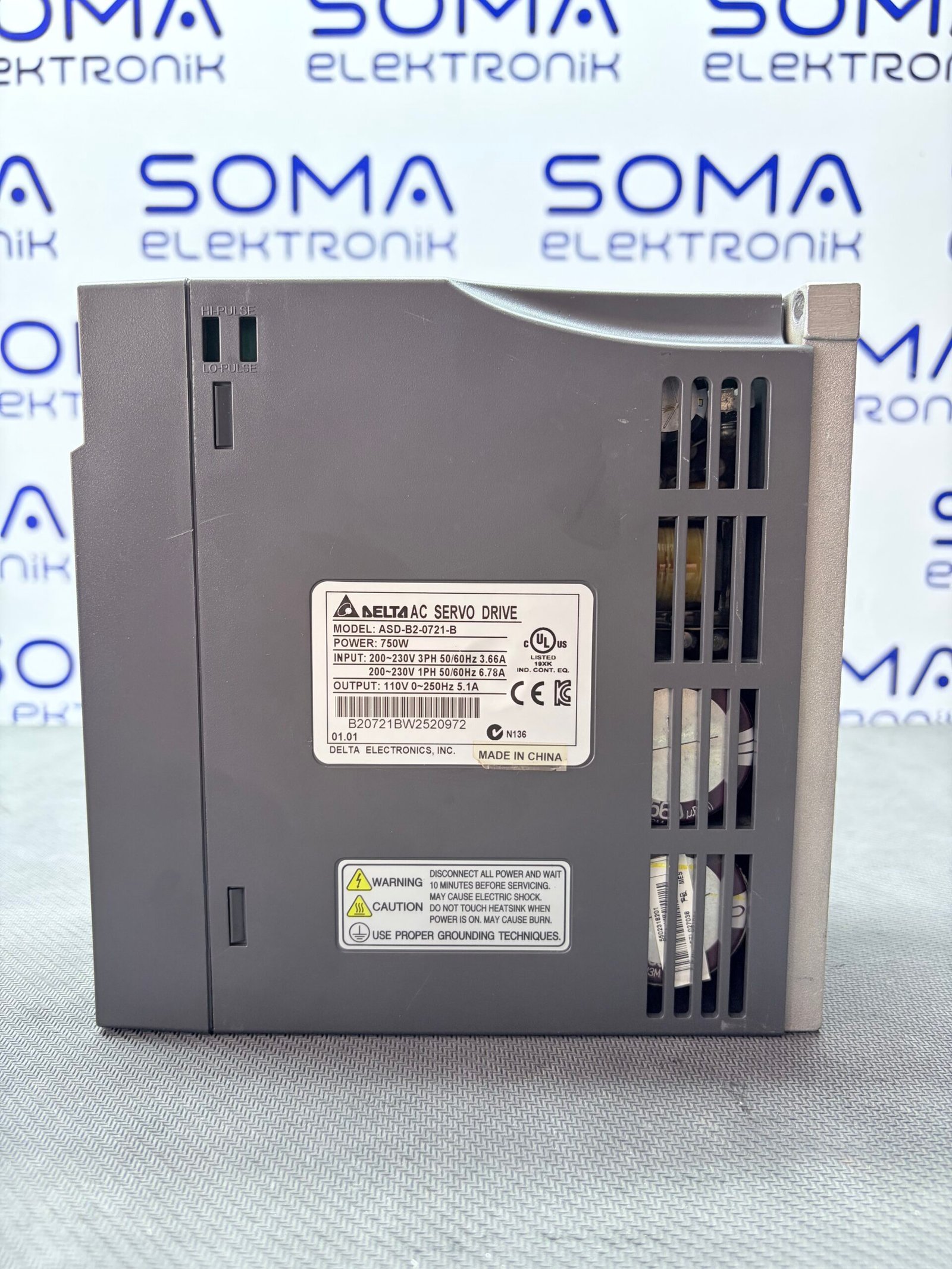 ASD-B2-0721-B DELTA SERVO SÜRÜCÜ 750 Watt - Görsel 4