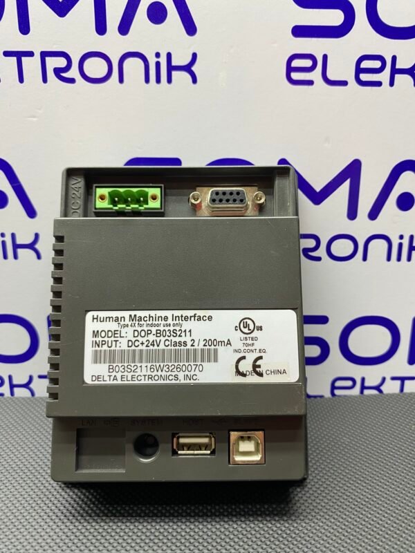 DOP-B03S211 DELTA HMI Operatör Panel - Görsel 3