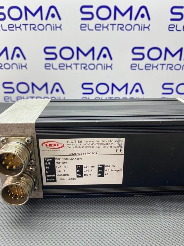 B07L1S1C5A1A30N HDT LOVATO SERVO MOTOR 820 Watt - Görsel 5