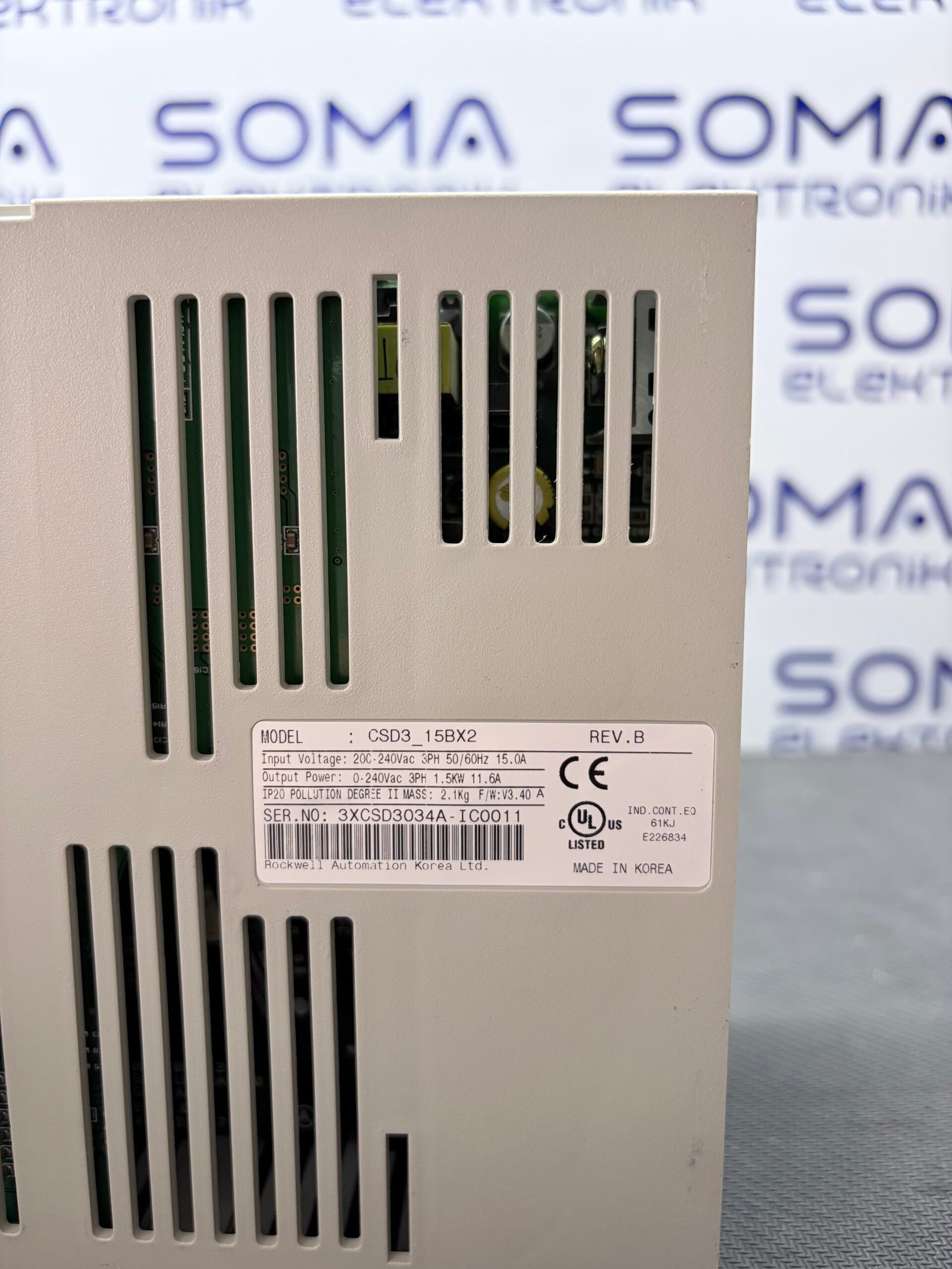 CSD3_15BX2 RS OEMAX SERVO SÜRÜCÜ 1.5 kW - Görsel 5